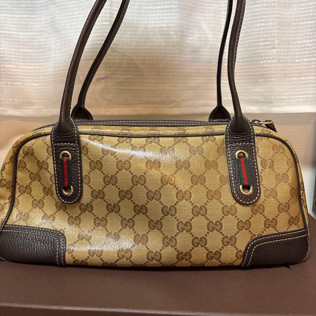 GUCCi GGマーク　クリスタル　シェリーライン　トートバッグ