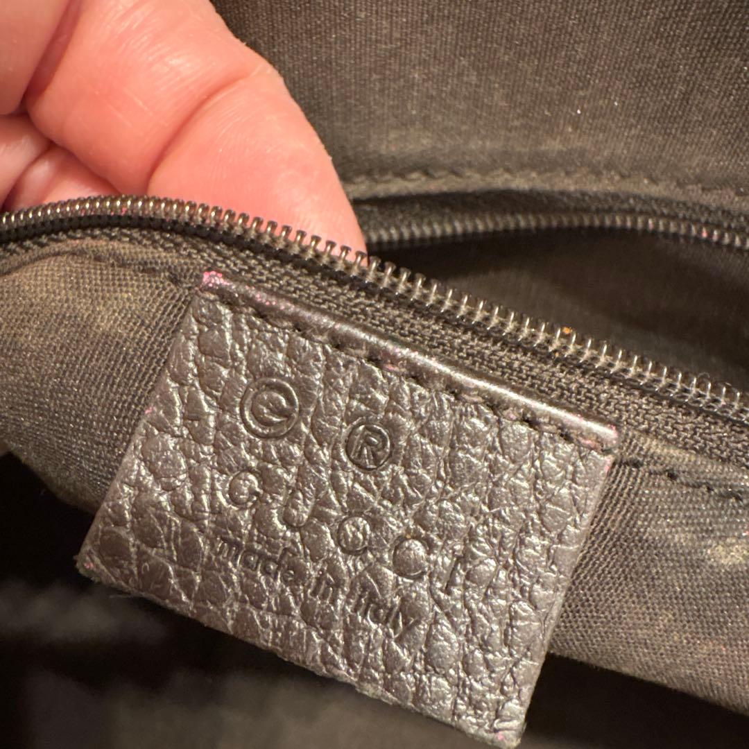 GUCCi GGマーク　クリスタル　シェリーライン　トートバッグ