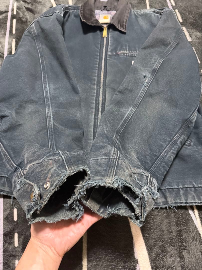 ‼️【ヴィンテージ雰囲気】Carhartt デトロイトジャケット ブラック