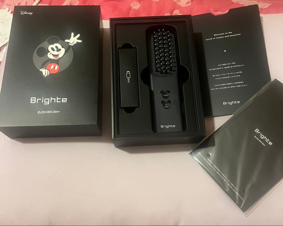 【新品未使用】ブライトエレキブラシプラス　ミッキーマウス　即日発送