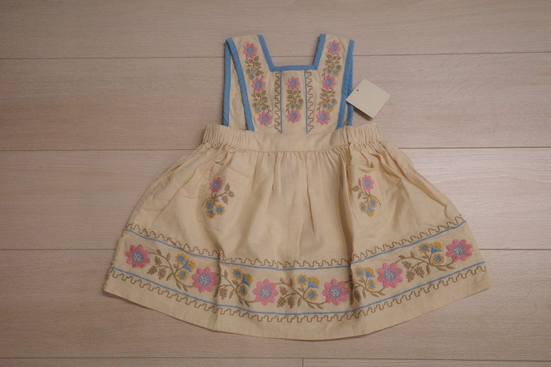 ワンピース Apolina Ursina Embroidered Pinafore