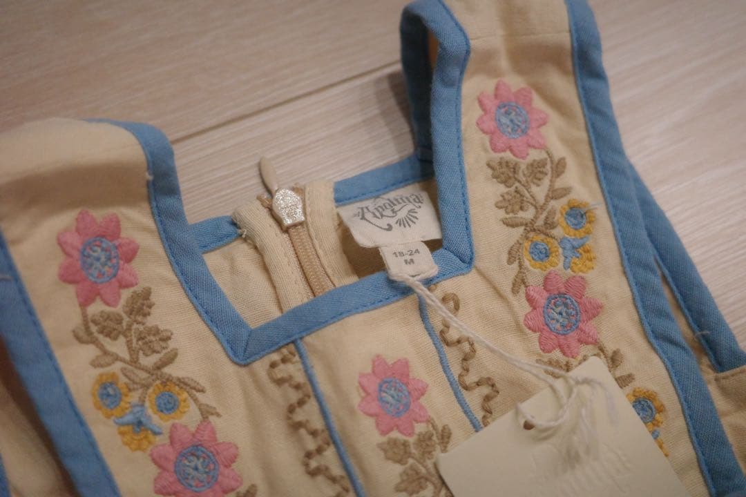 ワンピース Apolina Ursina Embroidered Pinafore