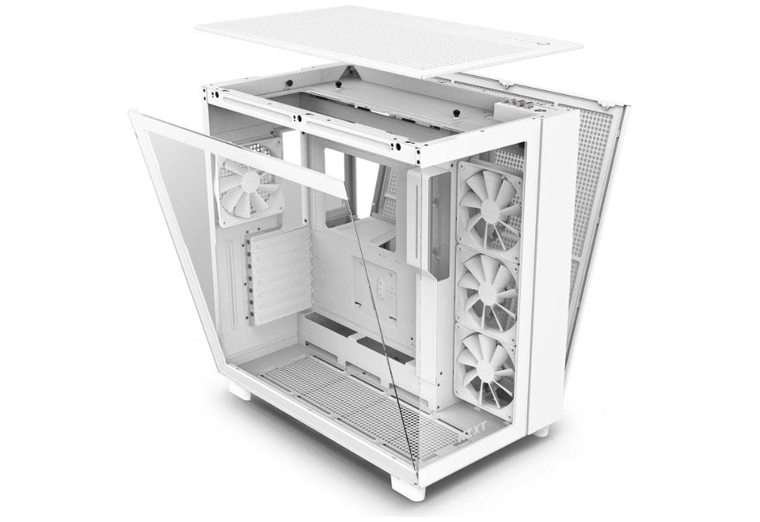 【白PCパーツ3点セット】NZXT H9 Flow / B760 / AK400