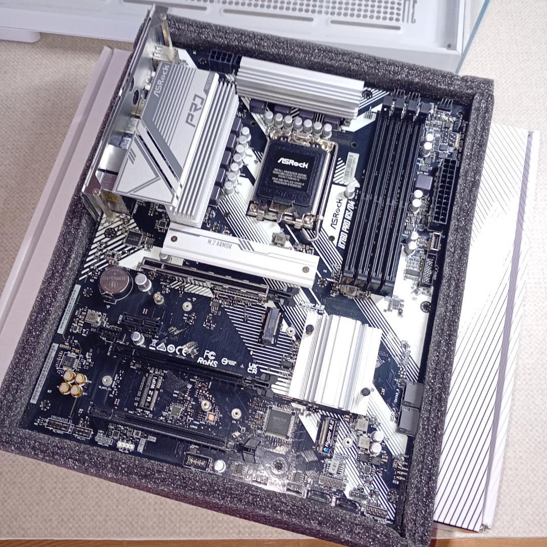 【白PCパーツ3点セット】NZXT H9 Flow / B760 / AK400