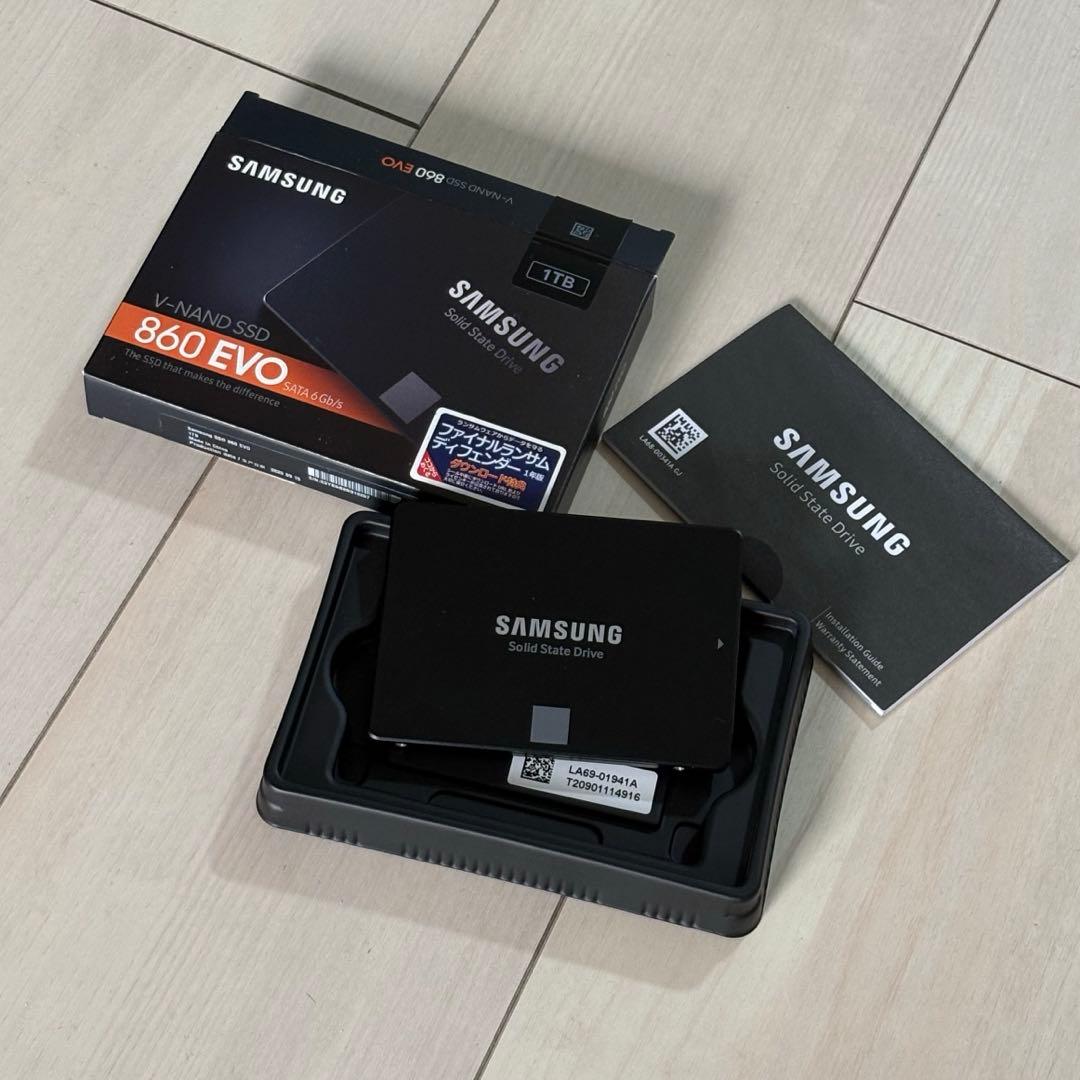 書き込み約1TB Samsung 860 EVO 1TB 内蔵型SSD No.1