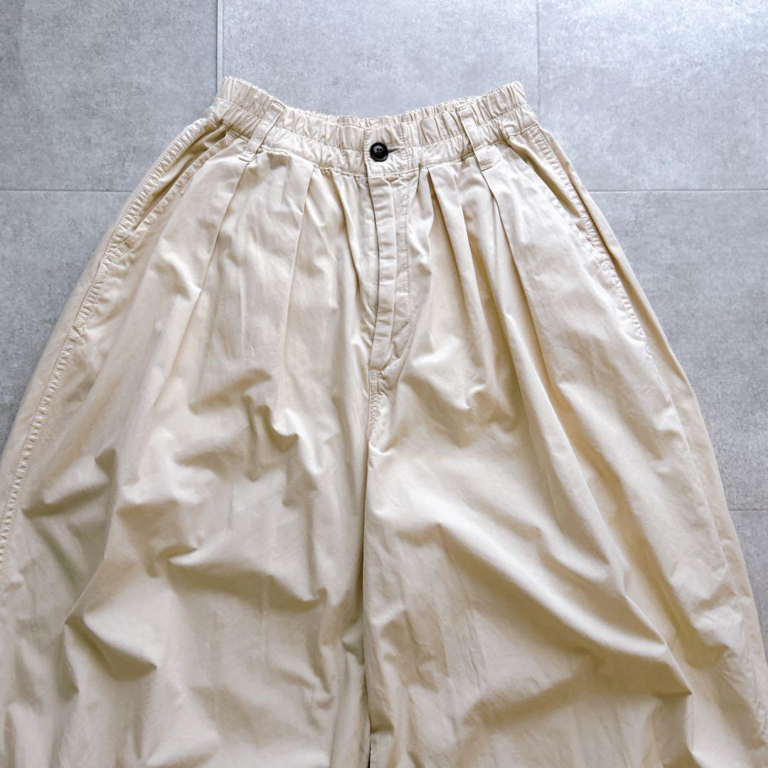 HARVESTY ハーベスティ 別注 クロップドサーカスパンツ アイボリー 2