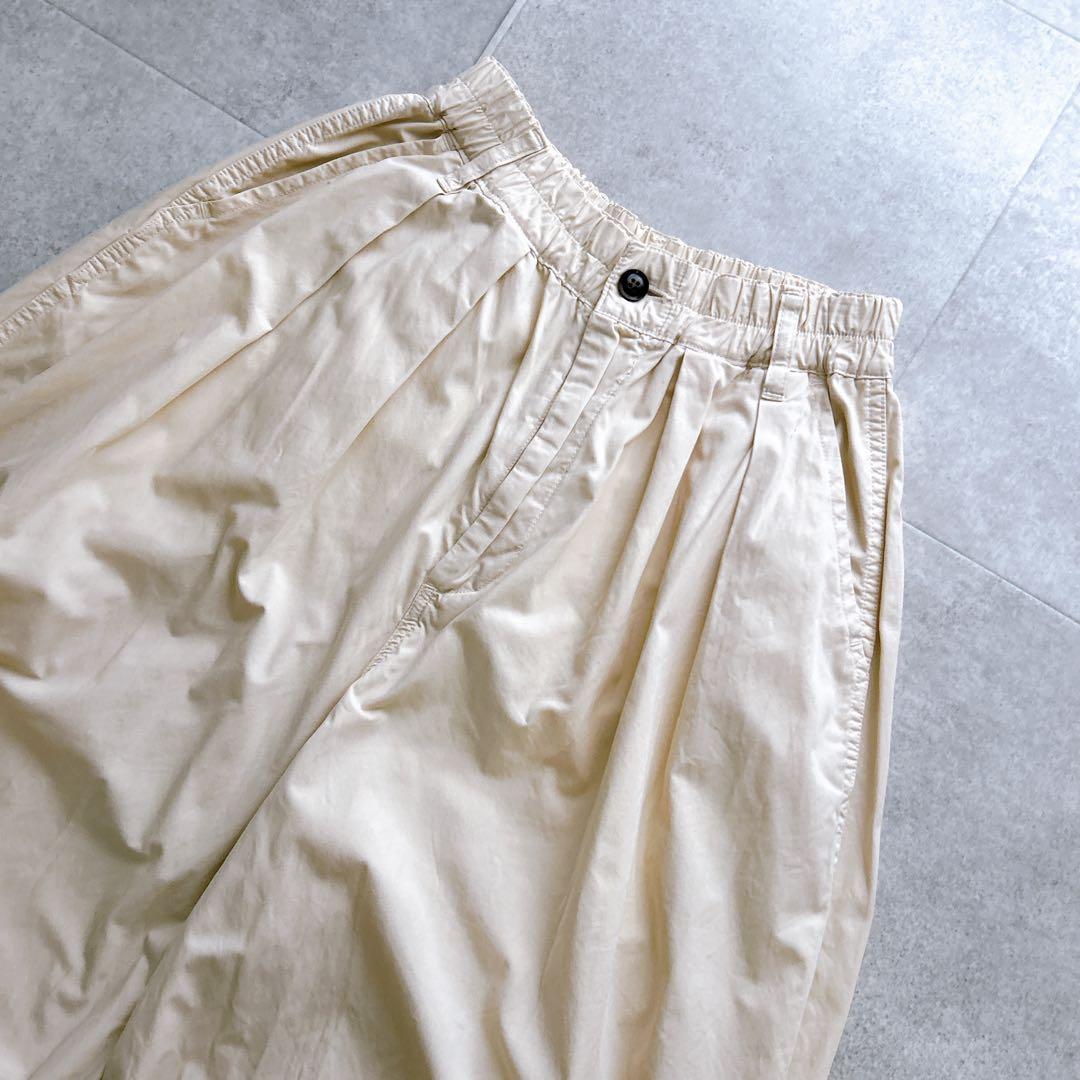 HARVESTY ハーベスティ 別注 クロップドサーカスパンツ アイボリー 2