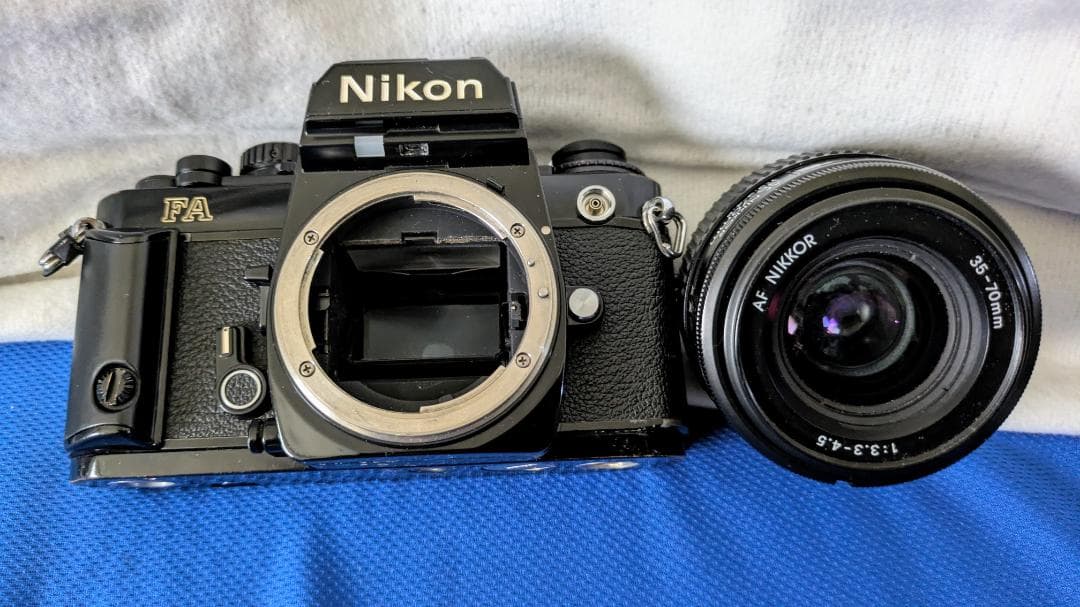 美品 Nikon FA【動作確認済】 難有 レンズ 35-70mm+MF-16