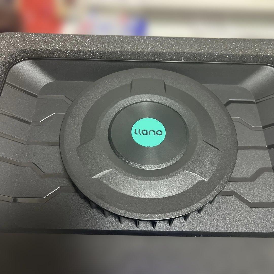 【美品】llano ノートPC 冷却ファン 冷却台 ブラック