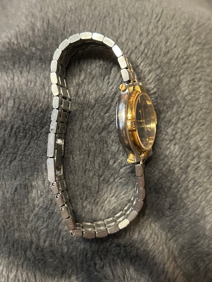 GUCCI デイト 9000L gg柄 ゴールドベゼル 腕時計 コンビ