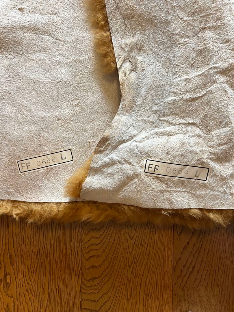 【箱付き】ムートンのラグ2枚組　川島織物SELKON