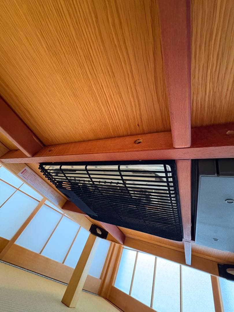 ホワイトオーク無垢材使用天板付きこたつ