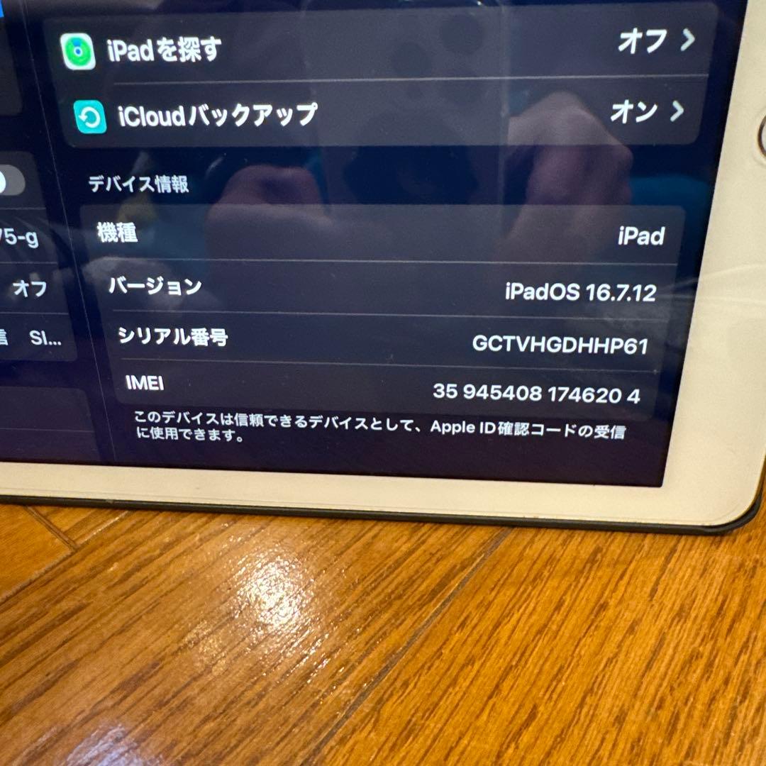 Apple iPad (第5世代) ゴールド