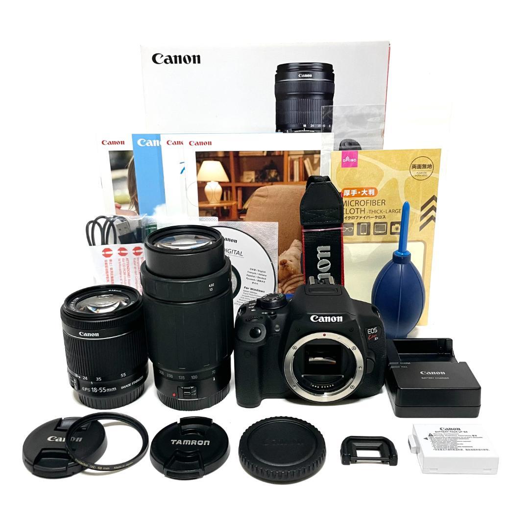 軽快操作で安心☘️ Canon EOS Kiss X7i 入門Wレンズセット