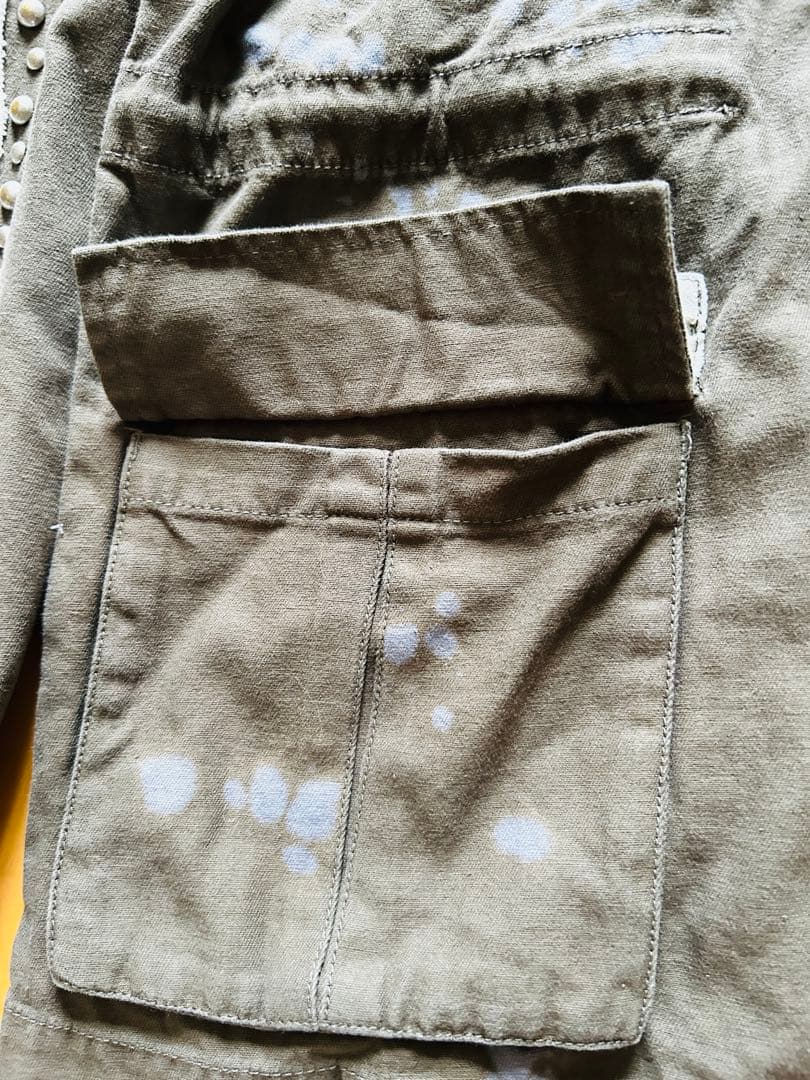 <専用>GLADNEWSミリタリージャケットデッドストックボーンスタッツ2way