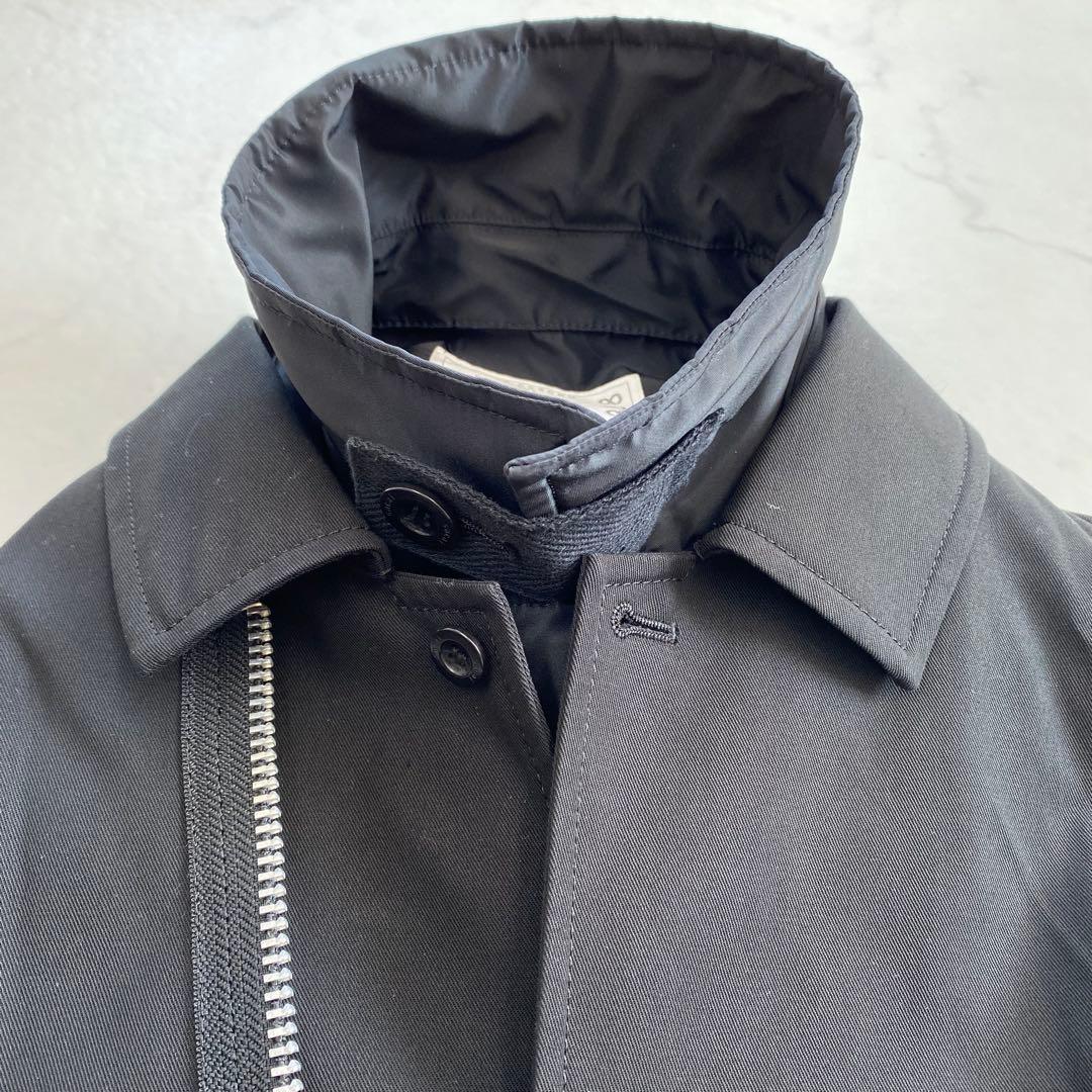 美品★sacai サカイ 25SS コットンツイル ドッキングジャケット 黒 2