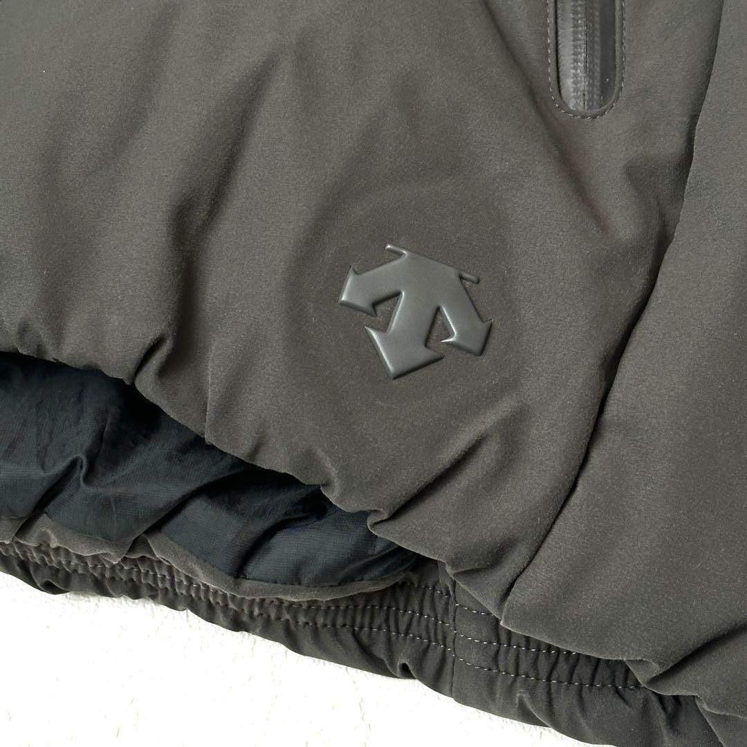 デサントオルテライン　ビショップ別注　ダウンジャケット　M グレー　フード