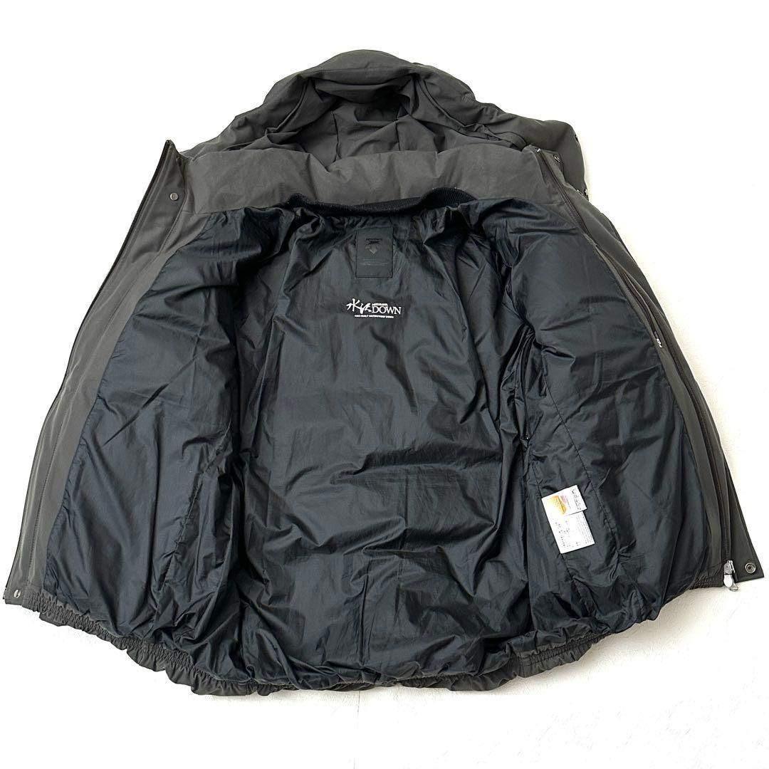 デサントオルテライン　ビショップ別注　ダウンジャケット　M グレー　フード