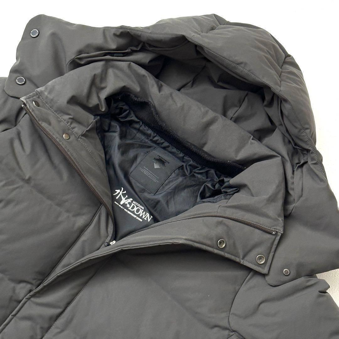 デサントオルテライン　ビショップ別注　ダウンジャケット　M グレー　フード