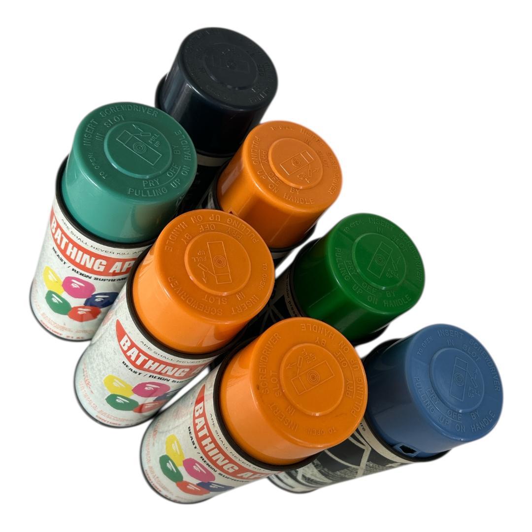 A BATHING APE スプレー缶 7本セット STASH FUTURA