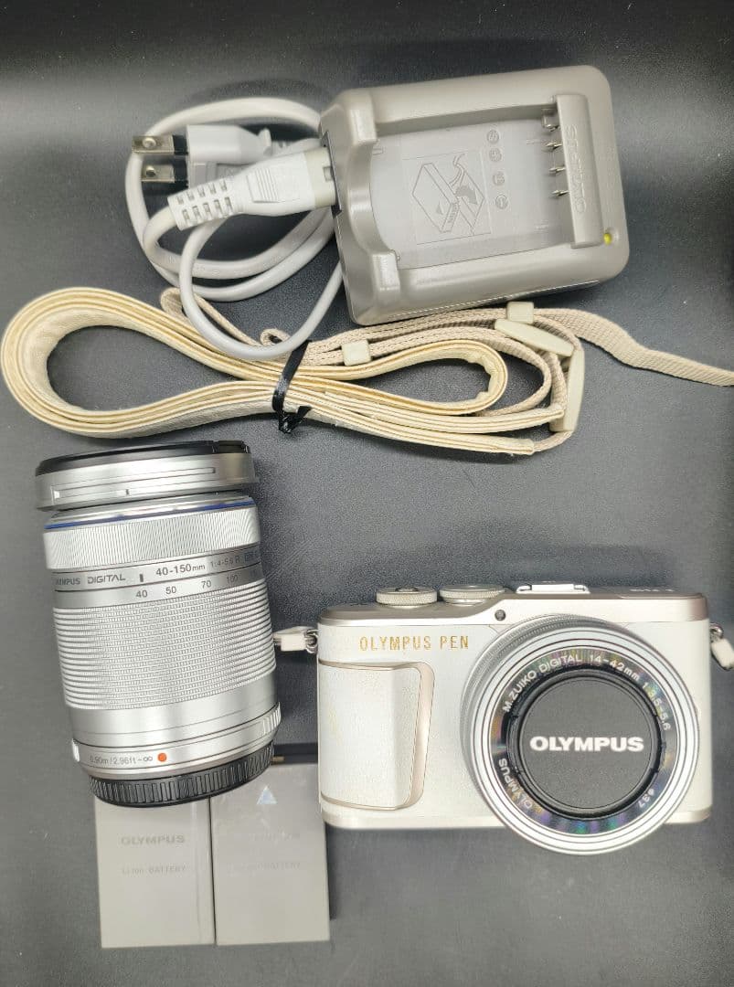 OLYMPUS PEN E-PL10 ホワイト　ダブルズームキット