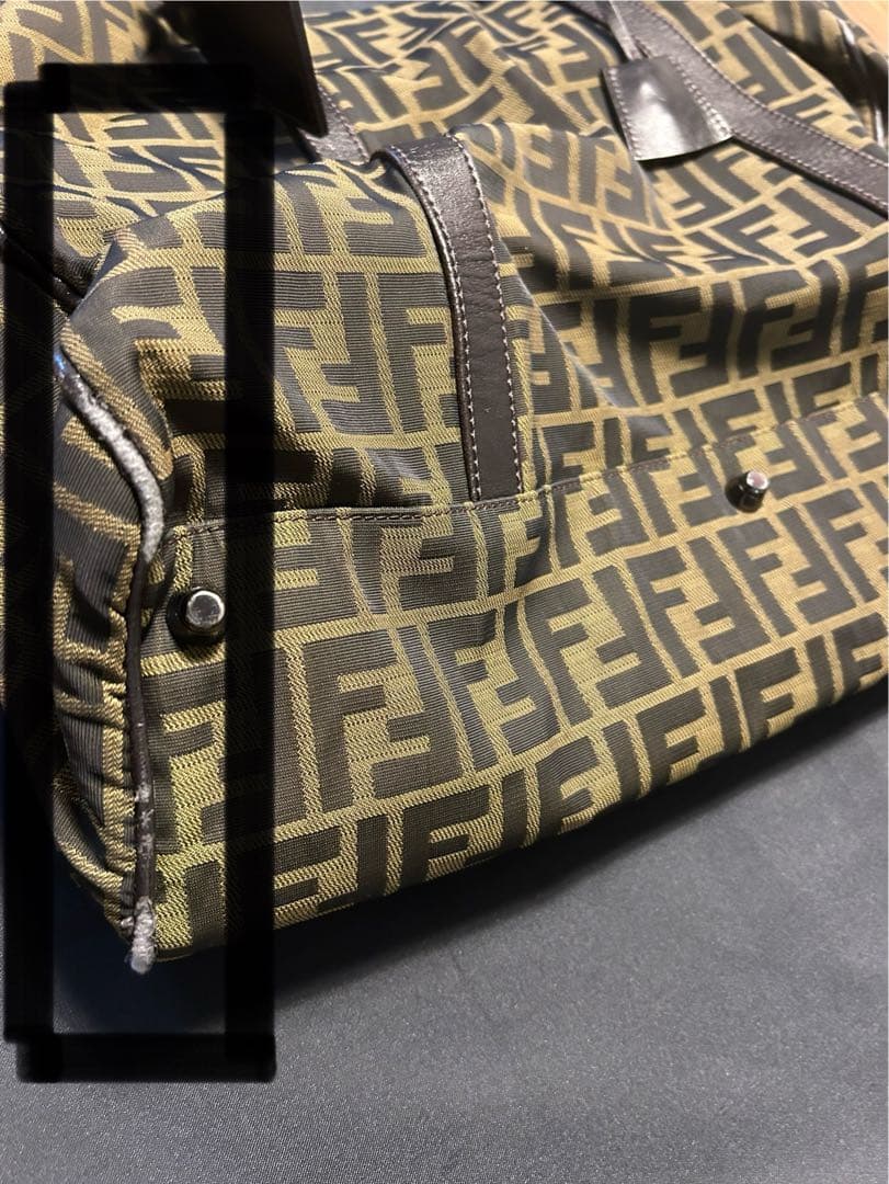 FENDI ロゴパターン ボストンバッグ