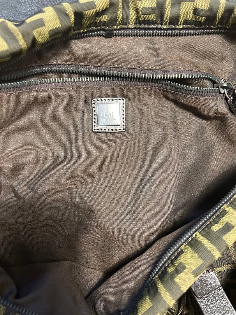 FENDI ロゴパターン ボストンバッグ
