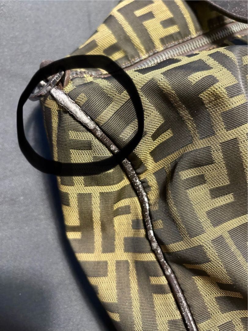 FENDI ロゴパターン ボストンバッグ