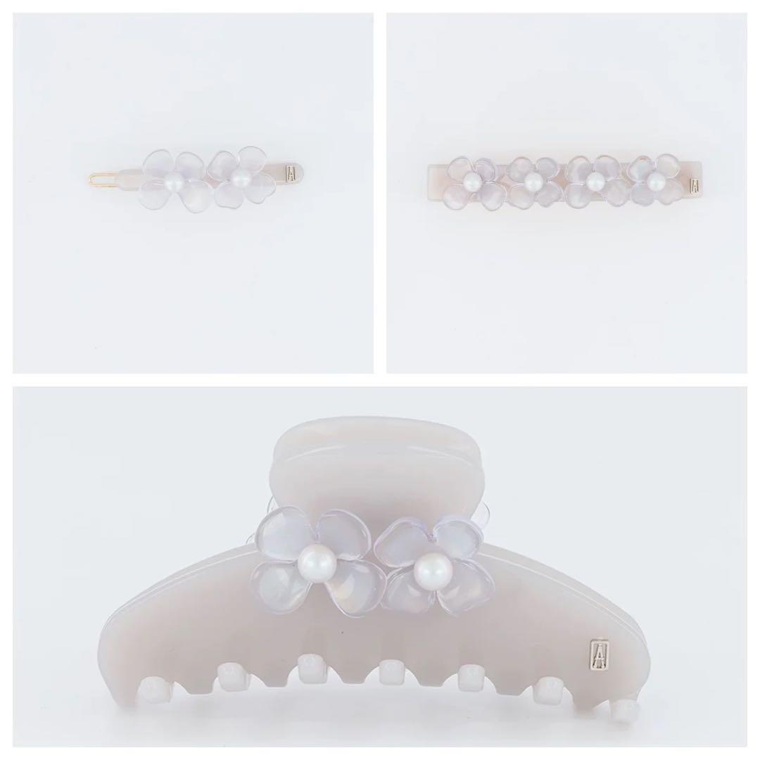 新作【新品未使用】アレク 希少　花　クリップ M