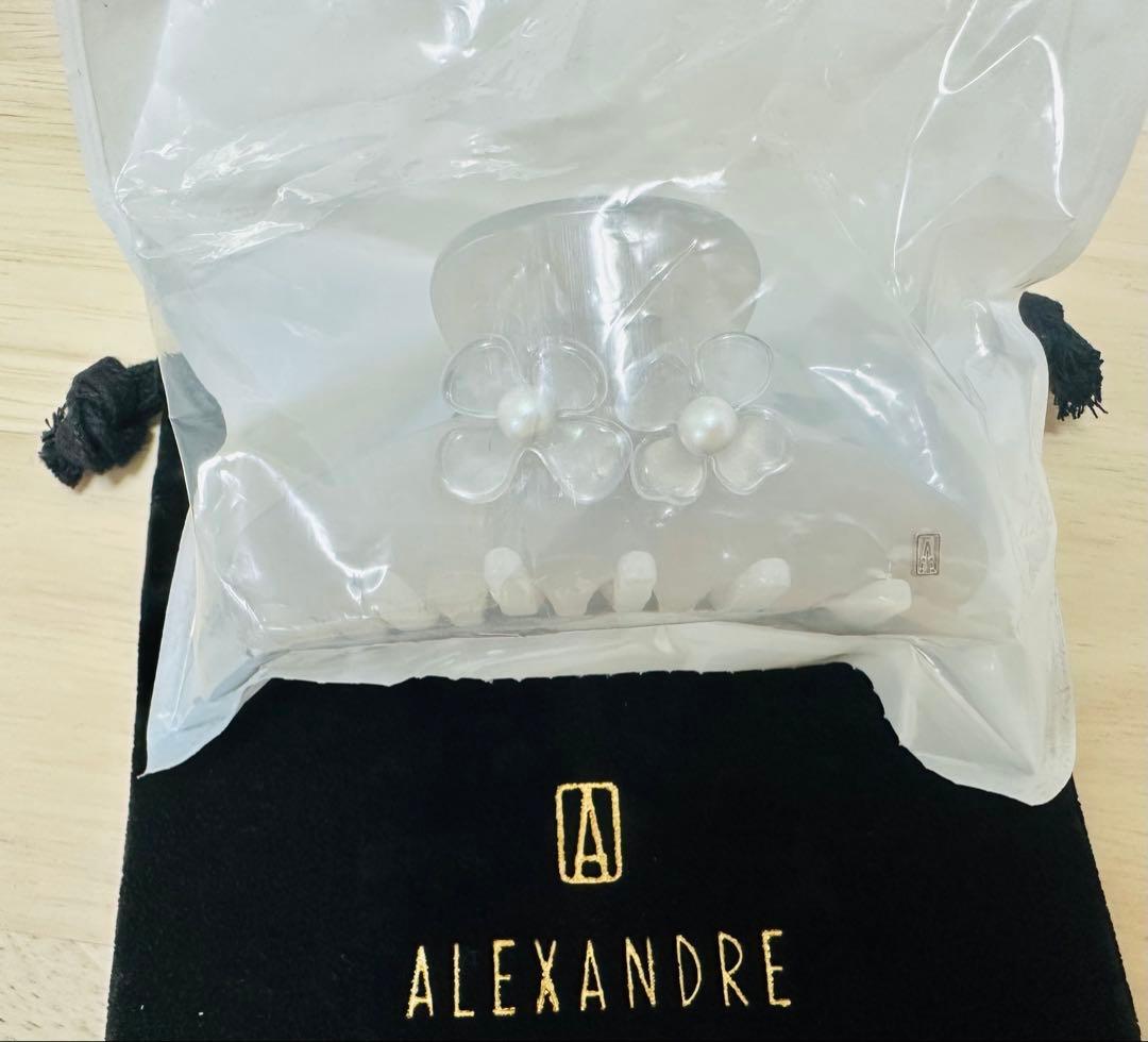 新作【新品未使用】アレク 希少　花　クリップ M