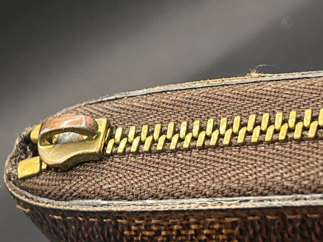 【難あり】ルイヴィトン 小銭入れ ダミエ ケース ジッピー・パース