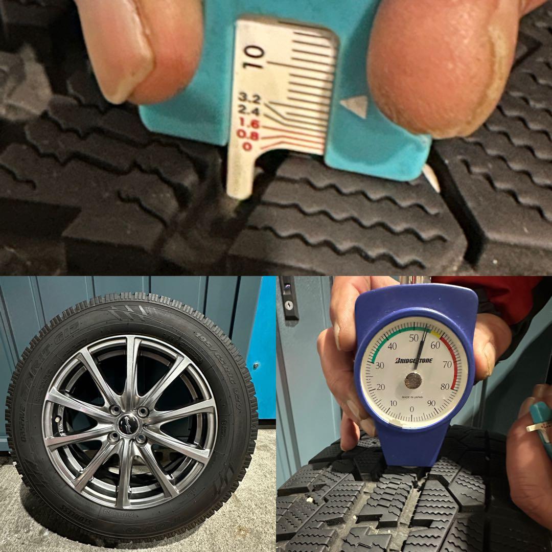 送料込 ホイール付スタッドレスタイヤ 4本 195/65R16 ライズ ロッキー