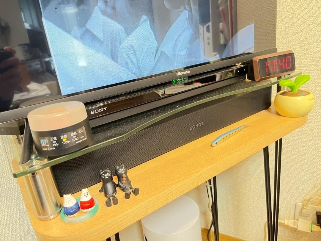 A【日本精機】 CO2Lamp CO2センサー 白 二酸化炭素測定器・濃度計・検