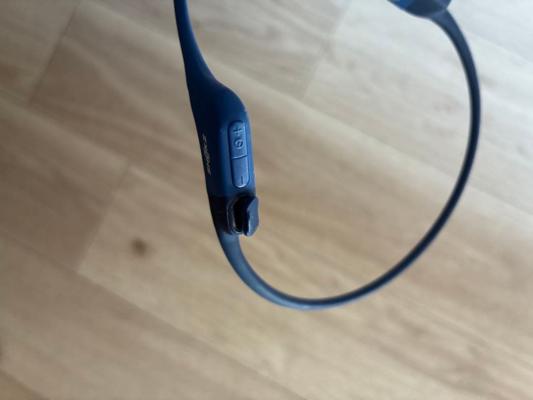 SHOKZ OPENRUN 骨伝導USB-Cタイプ　イヤホン ブルー