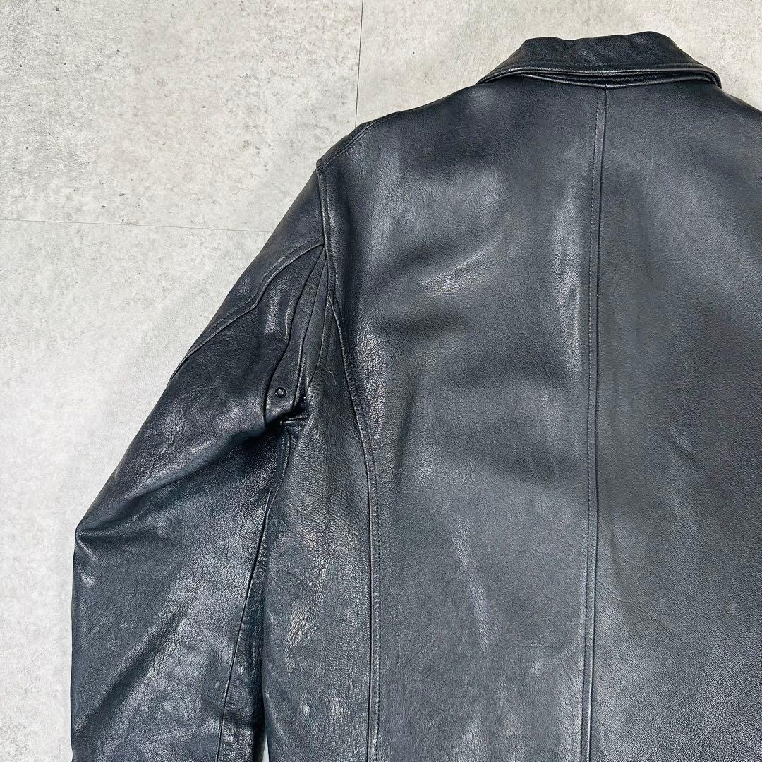 COOTIE クーティ ゴートレザージャケット ブラック サイズM