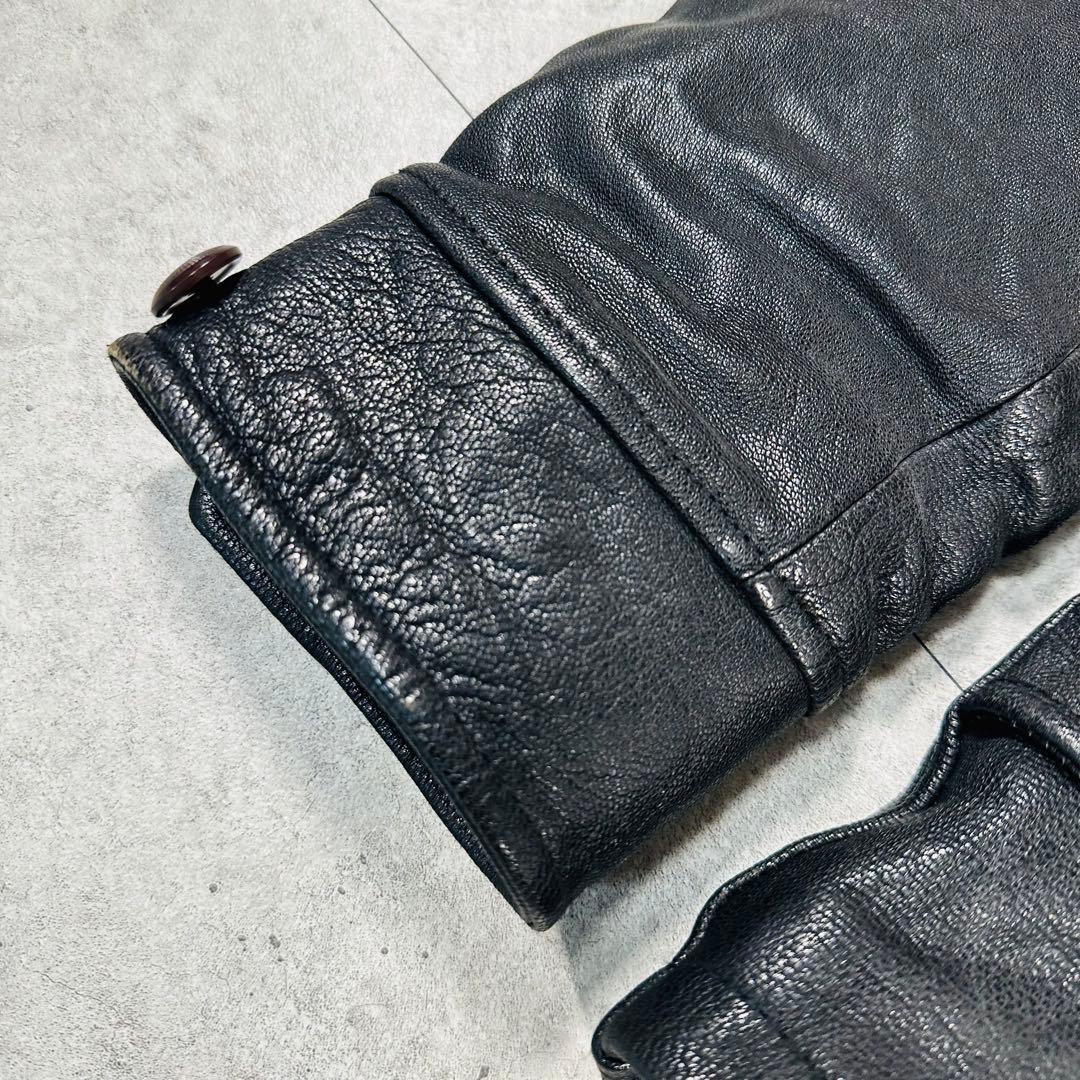 COOTIE クーティ ゴートレザージャケット ブラック サイズM