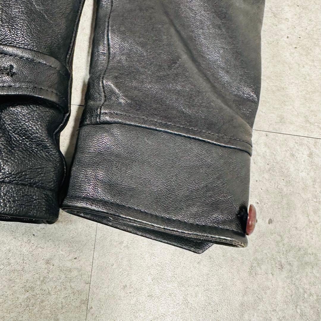 COOTIE クーティ ゴートレザージャケット ブラック サイズM