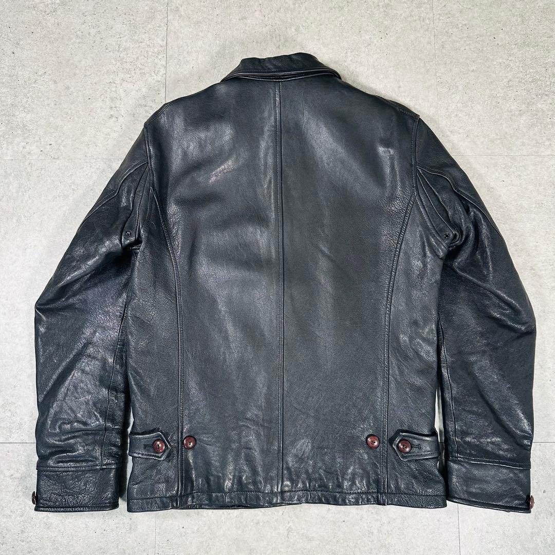 COOTIE クーティ ゴートレザージャケット ブラック サイズM