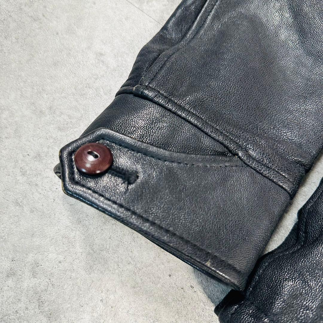 COOTIE クーティ ゴートレザージャケット ブラック サイズM