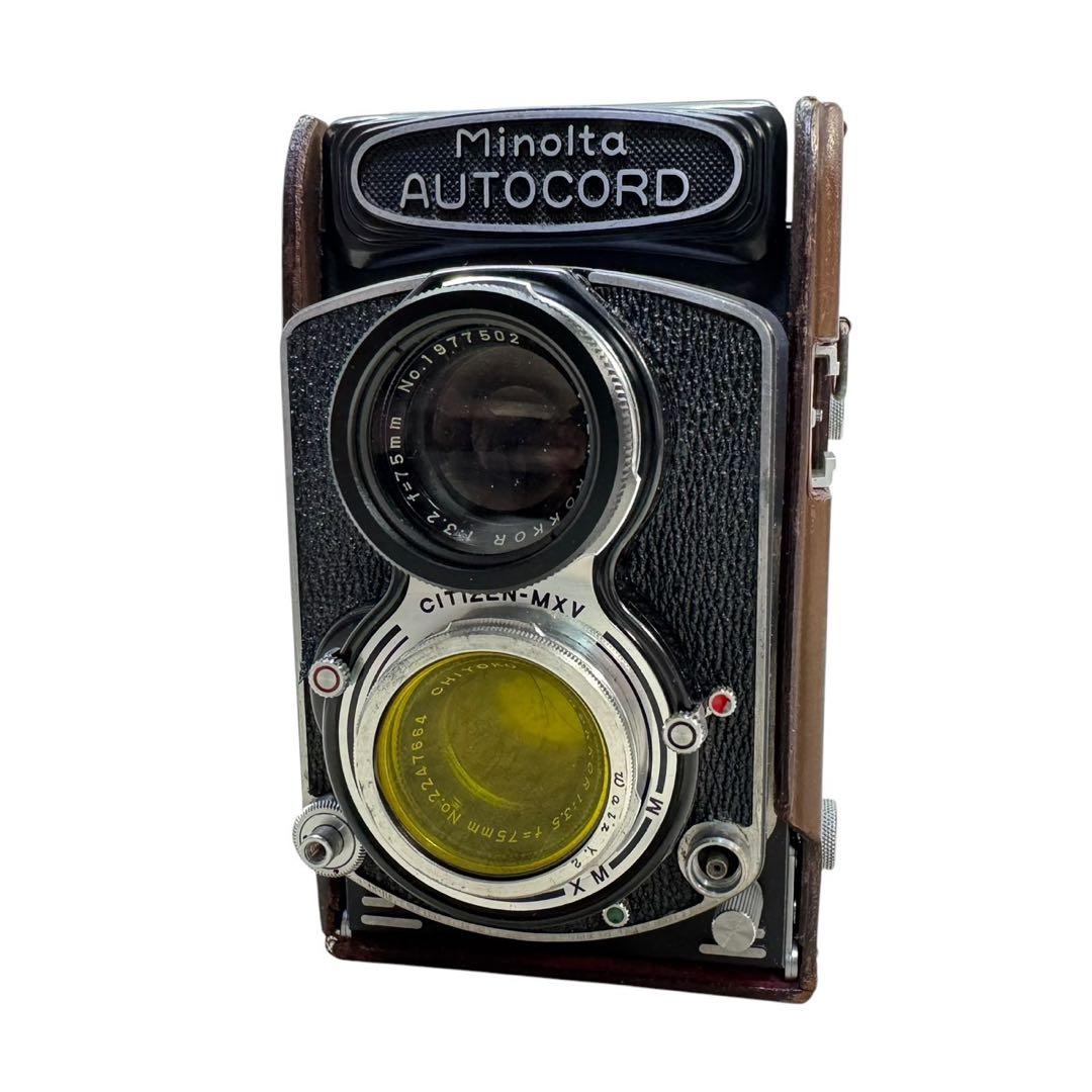 フィルムカメラ Minolta AUTOCORD 75mm F3.5/ 75mm F3.2