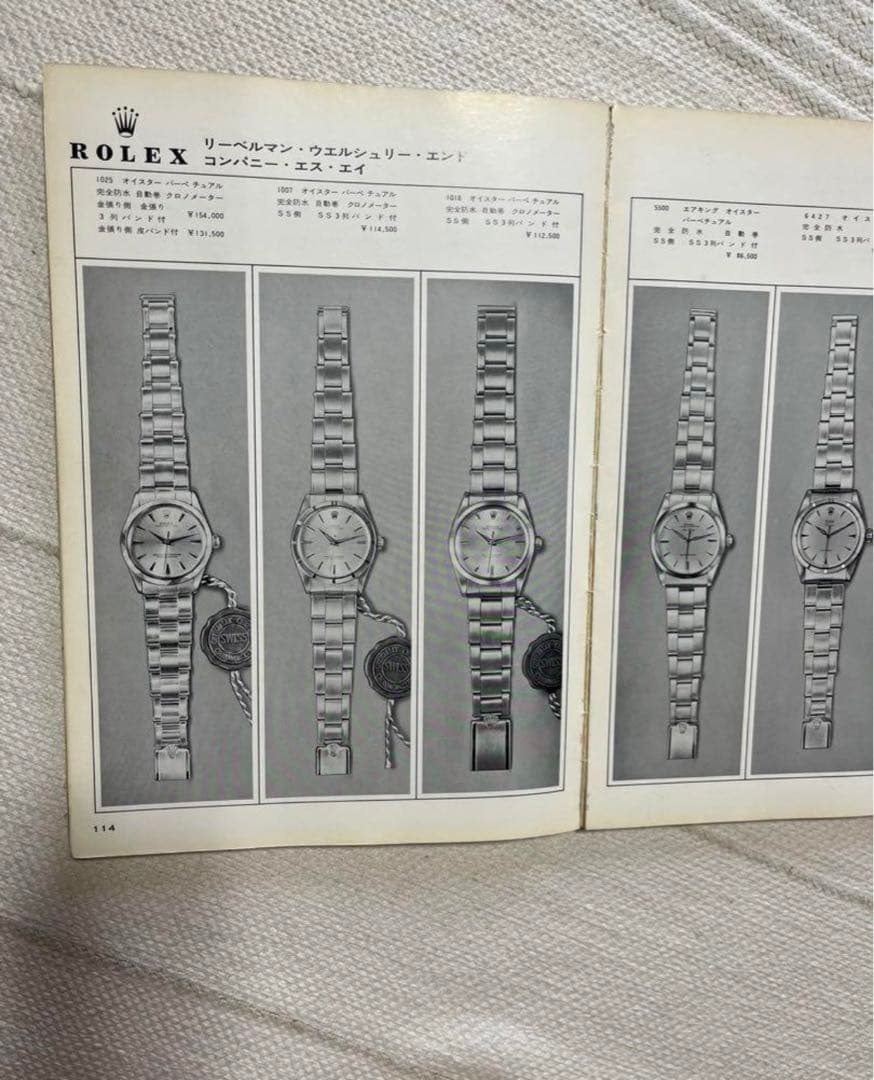 輸入時計総合カタログ　1966年製