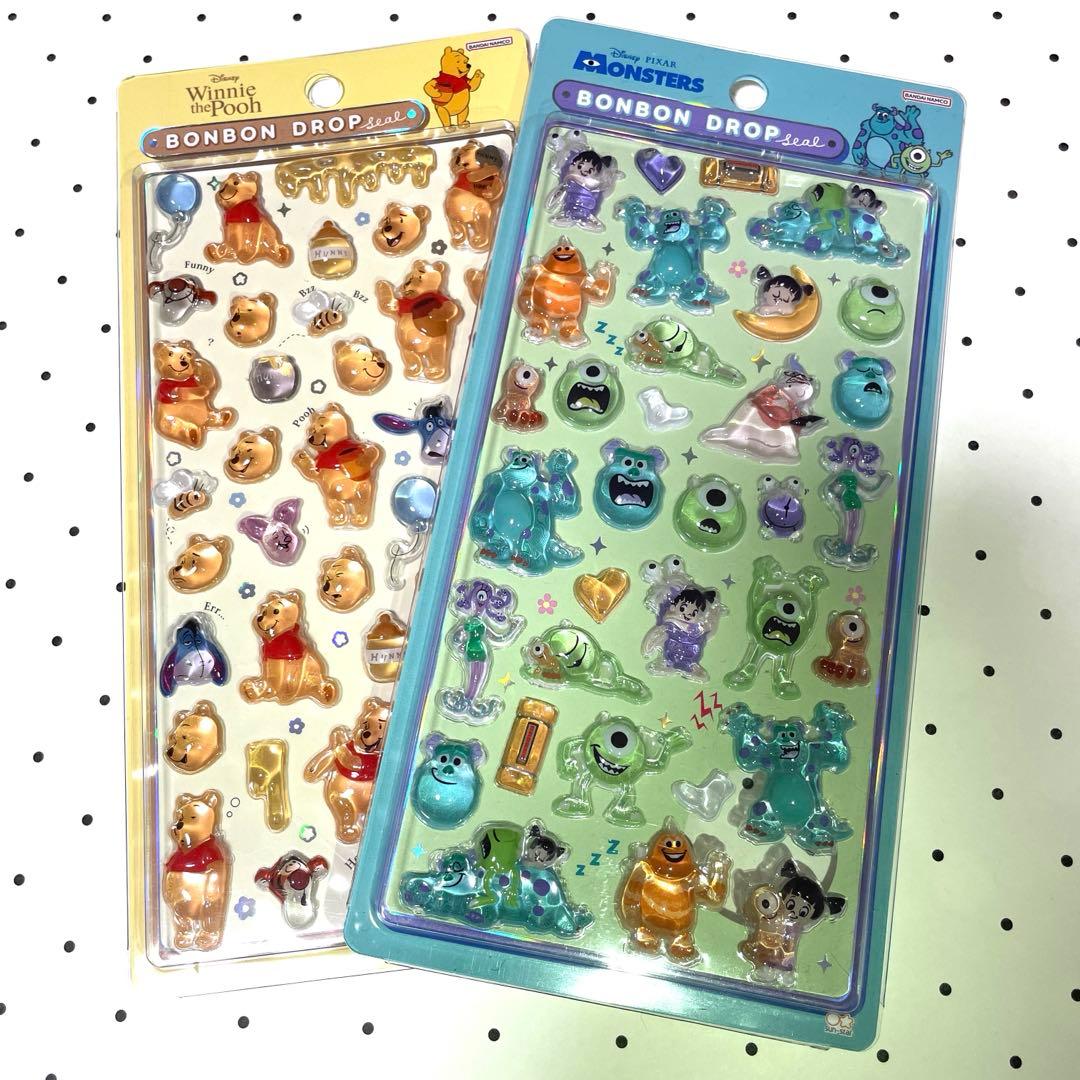 ボンボンドロップシール　ディズニー７枚セット