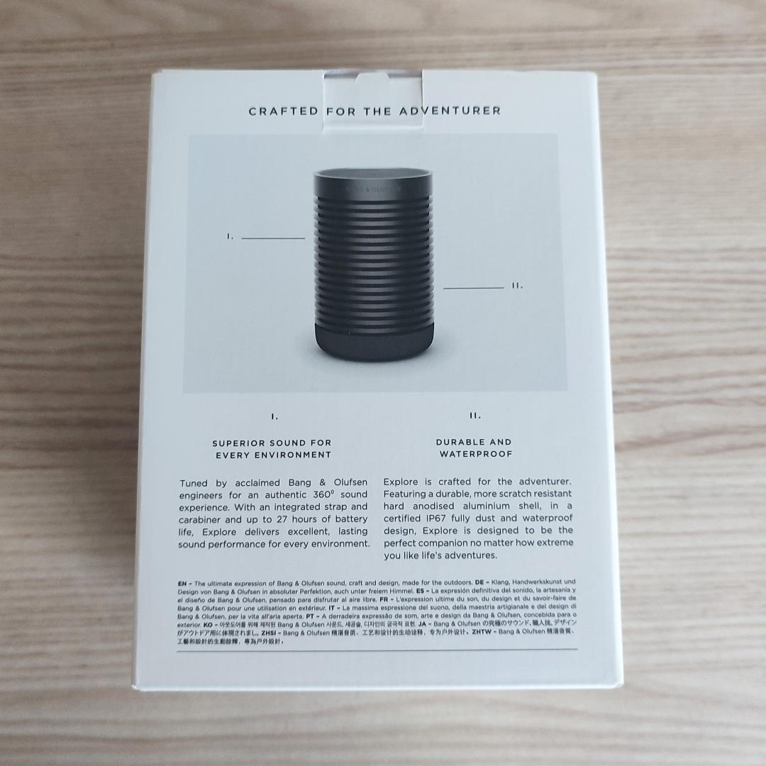 【未使用】Bang & Olufsen スピーカー Explore B&O 黒