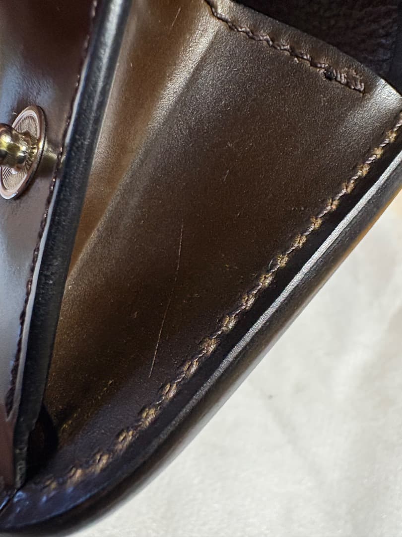 LAST CROPS ラストクロップス　シェルコードバン　タング　財布