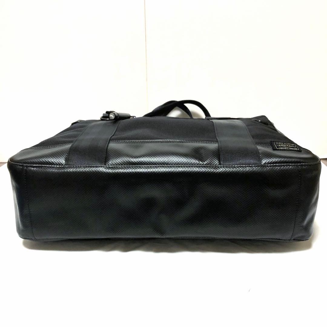 未使用級✨現行タグ ポーター ヒート トートバッグ A4可 ブラック マグライト