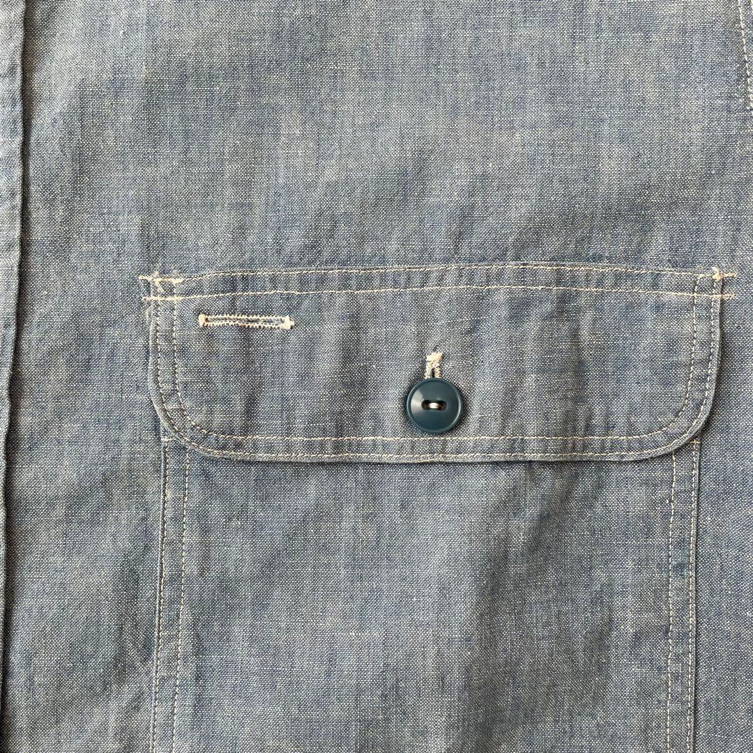 60s BIG MAC コットンシャンブレーシャツ ヴィンテージ USA製