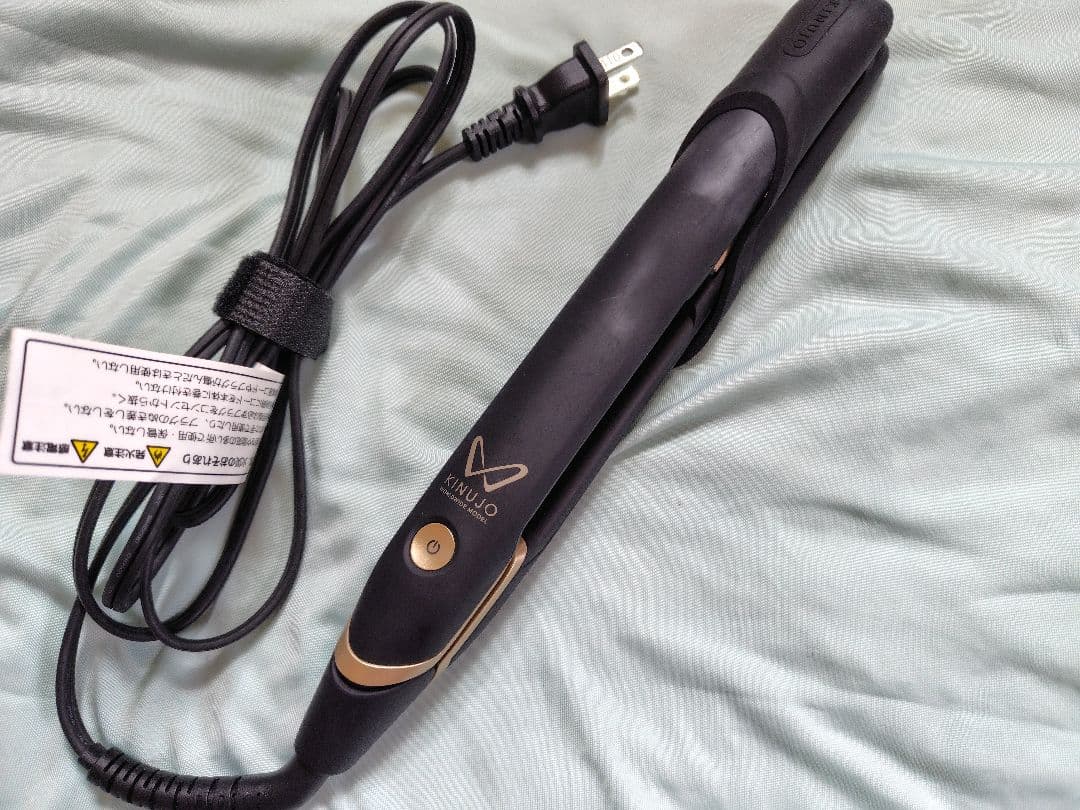［正規品］KINUJO W ストレートヘアアイロン ブラック