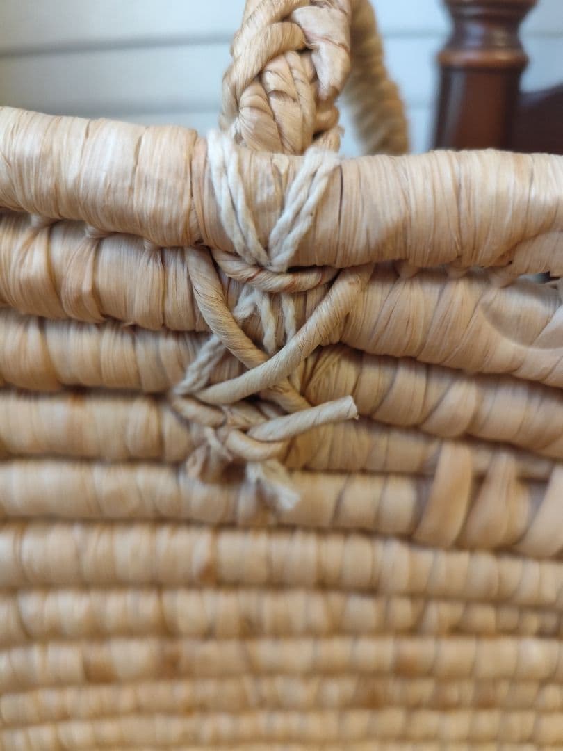 揺り籠　クーファン　クーハン　ラタン　バスケット　籠　籐　昭和レトロ　人形