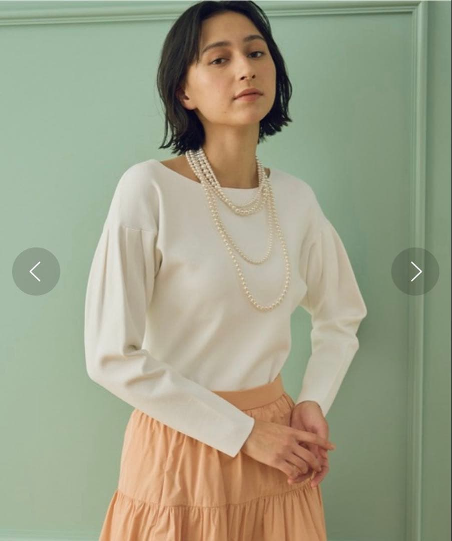 新品☆ANAYI レーヨンポリエステルフロンタブルプルオーバー/セオリー、23区