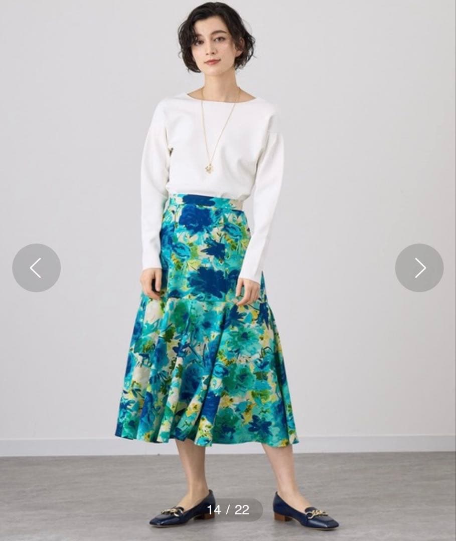 新品☆ANAYI レーヨンポリエステルフロンタブルプルオーバー/セオリー、23区